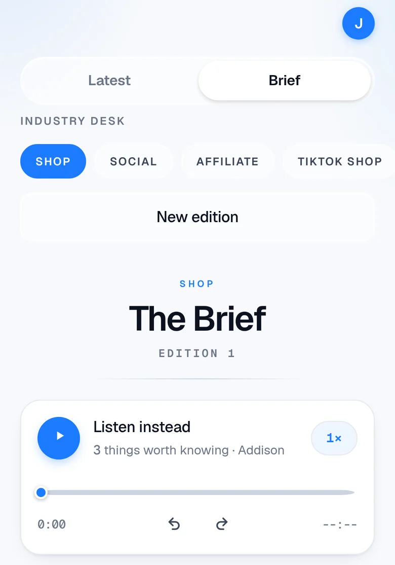 The Desk: this week's brief with a listen button and the stories inside
